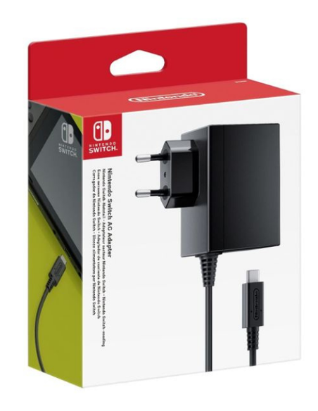 Achetez Adaptateur Chargeur Officiel pour Console Nintendo Switch au Meilleurs PRIX au MAROC