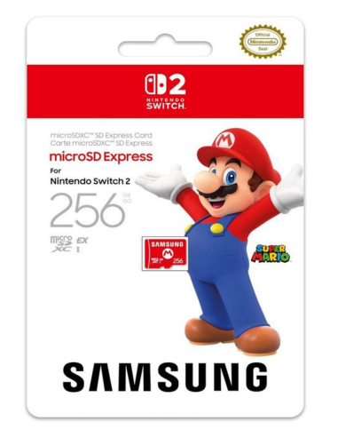 Carte mémoire microSD Express 256 Go Samsung pour Nintendo Switch 2 – Haute Vitesse | Maroc