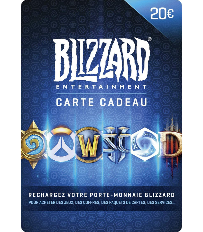 Carte Cadeau Blizzard 20€
