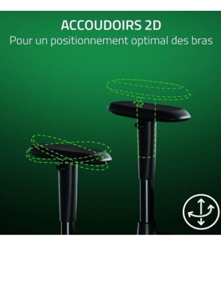 Achetez Chaise Gaming RAZER ISKUR V2 X |Razer Maroc