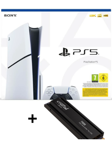 PlayStation 5 Slim Standard  Stockage 2 TO - Prix Maroc