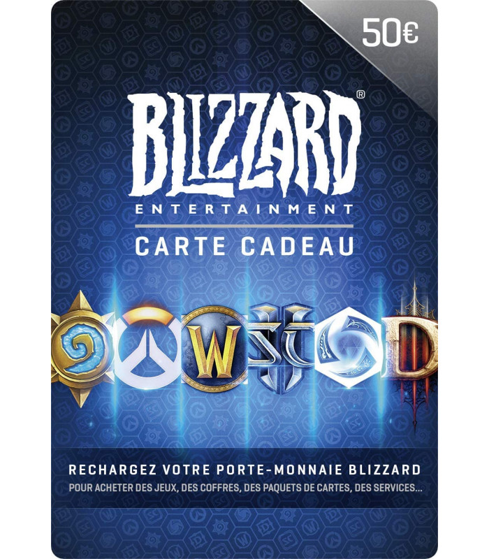 Carte Cadeau Blizzard 50€