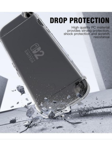 Coque Protection Transparent Pour Nintendo SWITCH 2 | Gaming Store Maroc