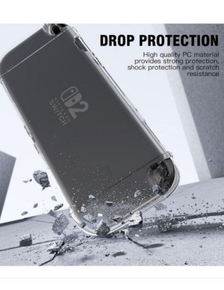 Coque Protection Transparent Pour Nintendo SWITCH 2 | Gaming Store Maroc