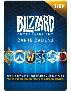 Carte Cadeau Blizzard 100€ | Code Instantané & Livraison Immédiate |Gaming Store Maroc