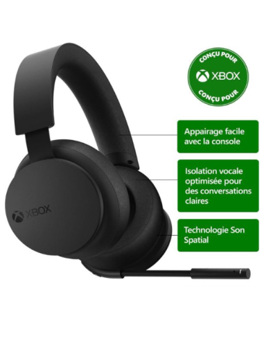 Casque Xbox Sans Fil Officiel Microsoft | Prix Maroc