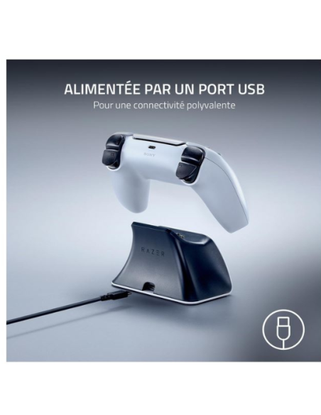 RAZER Quick Charging Stand  pour Manette PS5 - Gaming Store Maroc