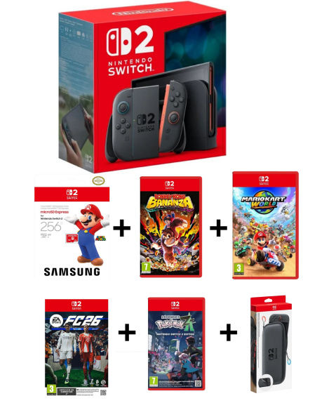 Pack Nintendo Switch 2 avec Jeux et Accesoires - Gaming Store Maroc