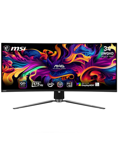 Écran gaming incurvé 34 pouces QD-OLED 175 Hz - Gaming Store Maroc