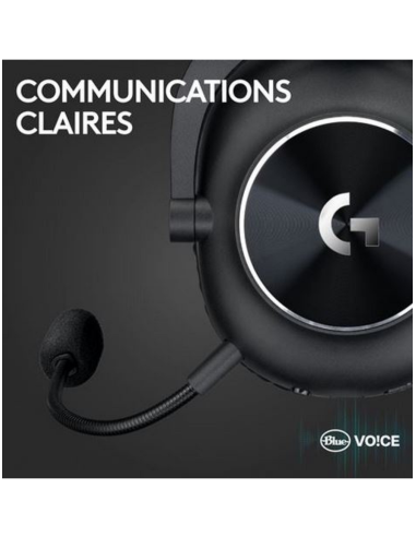 Casque Logitech G PRO X 2 LIGHTSPEED Sans Fil – Son DTS, Micro Blue VO!CE – Maroc