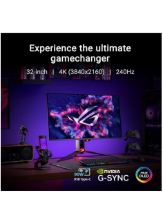 ASUS ROG Swift OLED PG32UCDM – Moniteur 32″ 4K QD-OLED 240 Hz | Disponible au Maroc 2
