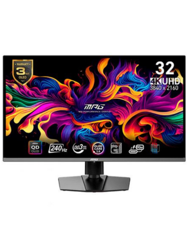 Moniteur MSI MPG 321URX 32 pouces 4K,QD-OLED 240 Hz  | Meilleurs Prix au Maroc