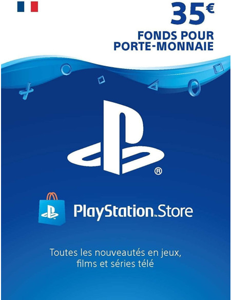 Carte PlayStation Network (PSN) 35€ FR - Prix Maroc
