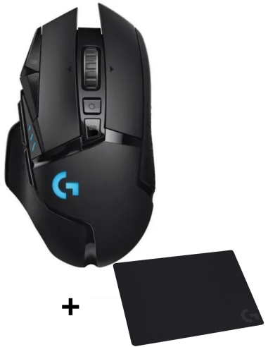 Logitech G502 HERO + Tapis G240 Maroc | Souris Gamer Haute Précision