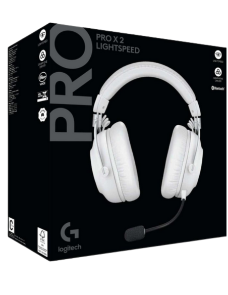 Casque gamer sans fil Logitech G Pro X 2 LIGHTSPEED  Blanc | Gaming Store Maroc