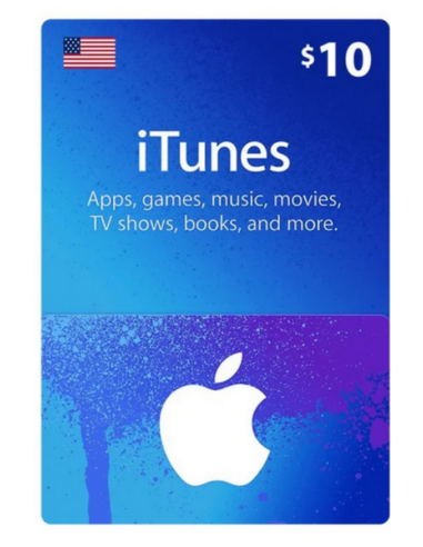 Apple iTunes Gift Card 10 USD USA | Carte Cadeau iTunes Américaine – Maroc
