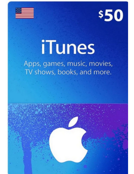 Apple iTunes Gift Card 50 USD USA Maroc – Carte Apple