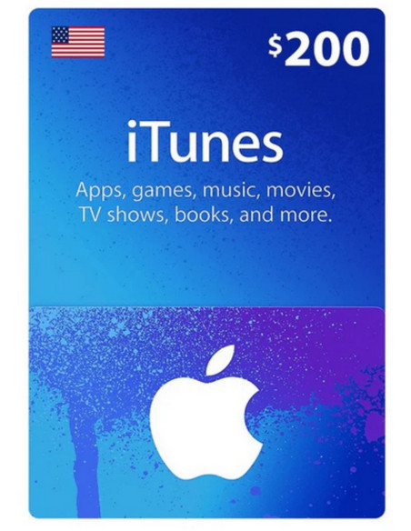 Apple Gift Card 200 USD USA Maroc | Achat en Ligne