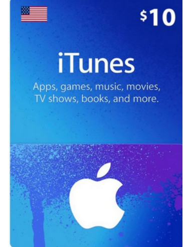 Apple iTunes Gift Card 10 USD USA | Carte Cadeau iTunes Américaine – Maroc