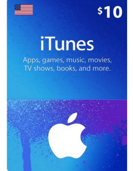 Apple iTunes Gift Card 10 USD USA | Carte Cadeau iTunes Américaine – Maroc
