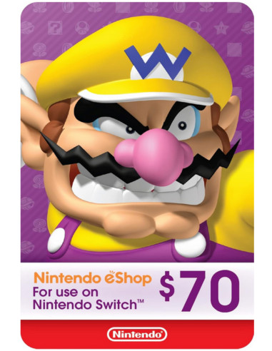 Nintendo eShop Gift Card 70 Dollars USA | Achat Maroc Instantané