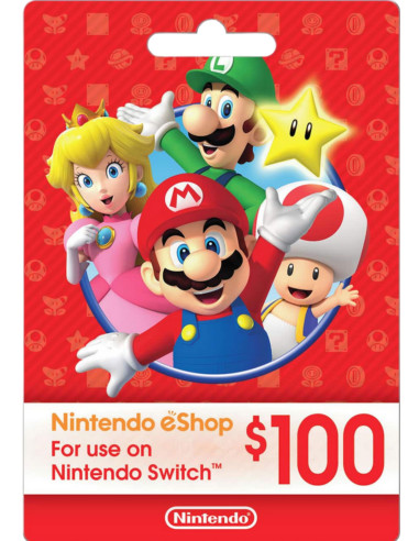 Nintendo eShop Gift Card 100$ USA | Achat Maroc Instantané