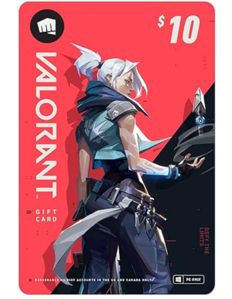 Carte Cadeau VALORANT 10$ PC | Acheter Riot Points au Maroc