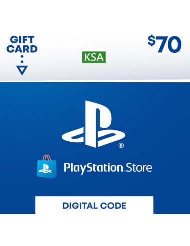 PlayStation Network Gift Card 70 USD Arabie Saoudite – Code PSN KSA Digital-Prix Maroc
