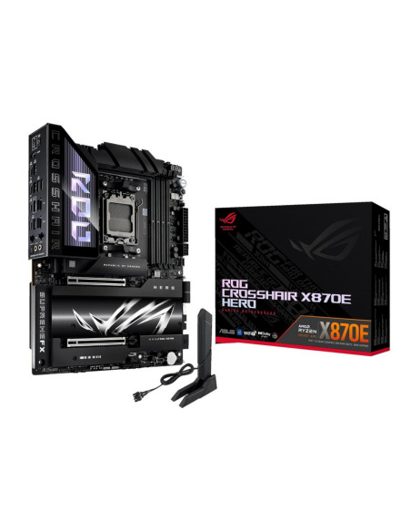 ASUS ROG Crosshair X870E Hero – Carte mère Gaming AM5 DDR5 PCIe 5.0 | Prix Maroc