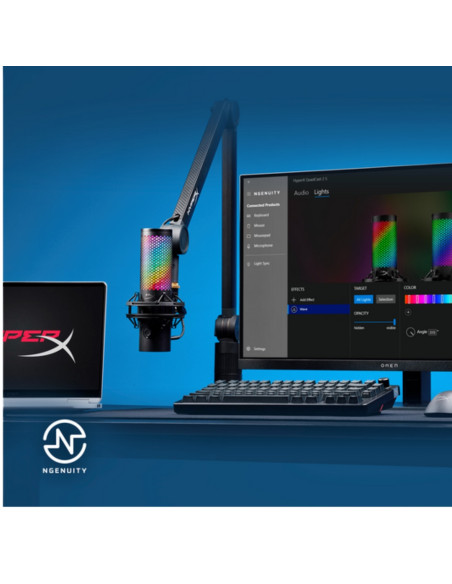 HyperX QuadCast 2 S Maroc | Microphone Gaming RGB USB