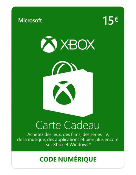 Carte Cadeau Xbox Live 15euro – Maroc | Code Microsoft Officiel