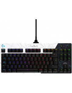 JCU® SET Clavier de jeu mécanique G92 RGB clavier Gamer + souris PR Gaming