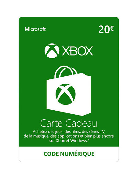 Carte Cadeau Xbox Live 20€ – Maroc | Code Microsoft Officiel