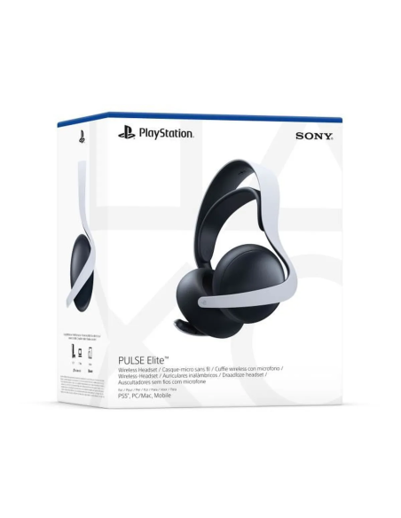 Casque sans fil Pulse Elite Blanc – Audio 3D PS5 | Sony Maroc