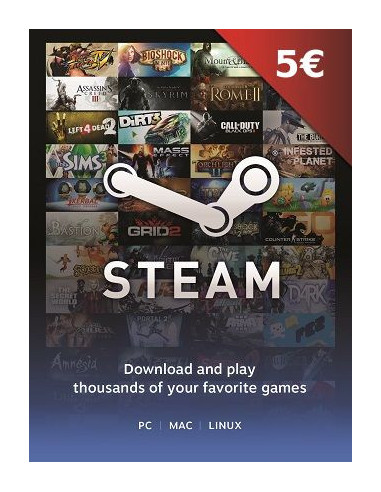 Achetez Cartes cadeaux Steam 5 euro - Prix Maroc