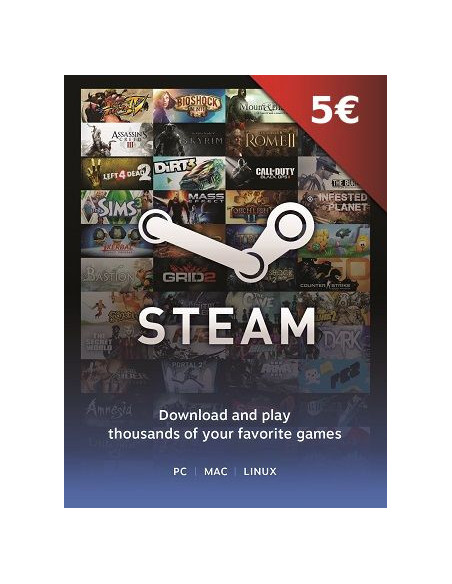 Achetez Cartes cadeaux Steam 5 euro - Prix Maroc