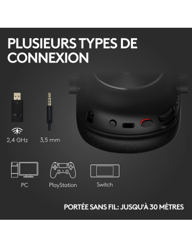 Logitech G PRO X 2 LIGHTSPEED Noir | Meilleurs Prix au Maroc