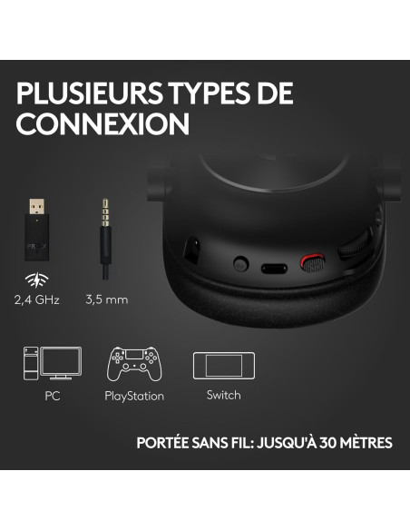 Logitech G PRO X 2 LIGHTSPEED Noir | Meilleurs Prix au Maroc