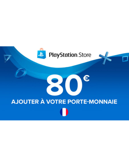 Acheter Carte PSN 80 EUR (France) - Prix Maroc