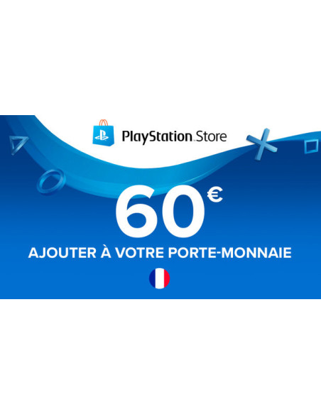 Cartes cadeaux PlayStation Store 60 EUR Fr - Prix Maroc