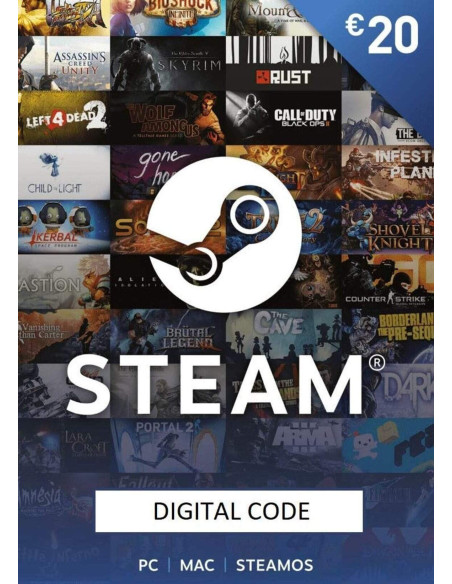 Carte Steam 20€ Maroc | Achat Carte Cadeau Steam