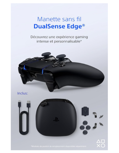 Manette DualSense Edge Noir PS5 – Prix & Livraison Maroc