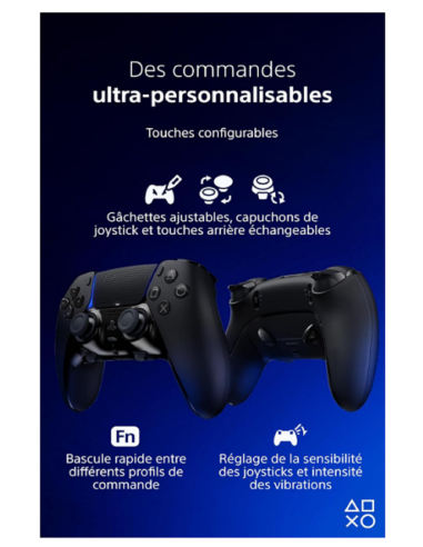 Manette DualSense Edge Noir PS5 – Prix & Livraison Maroc