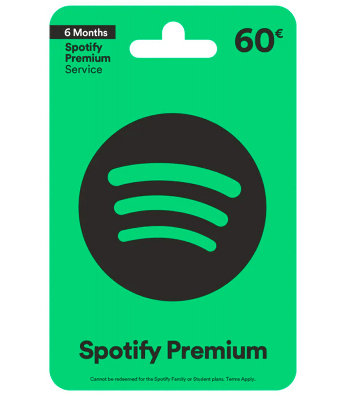 Carte Cadeau Spotify Premium 60€ - 6...