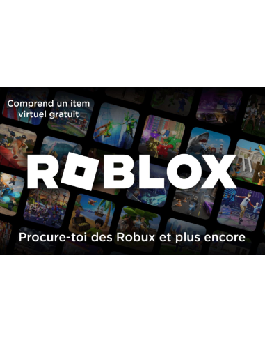 Achetez Carte Cadeaux Roblox Europe - Prix Maroc