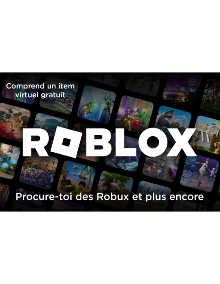 Achetez Carte Cadeaux Roblox Europe - Prix Maroc