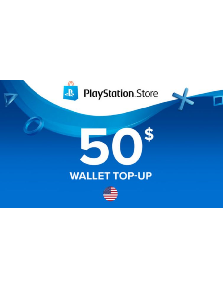 Carte PlayStation Store 50$ USA – Fonctionne au Maroc