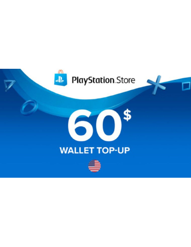 Carte PlayStation Store 60USD USA – Fonctionne au Maroc