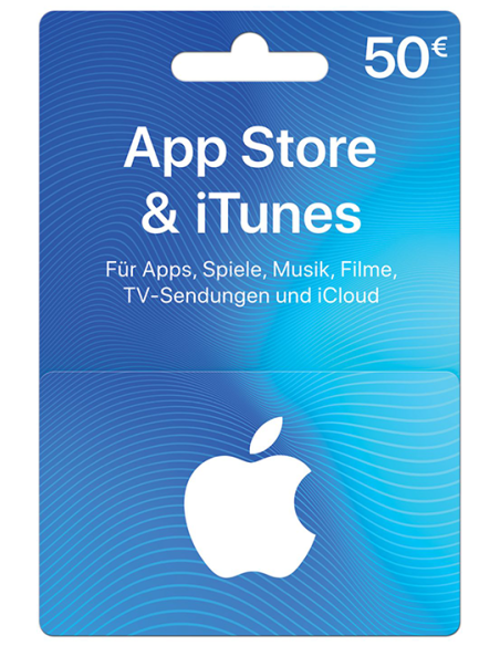 Carte Cadeau iTunes 50€ – Recharge Apple au Maroc