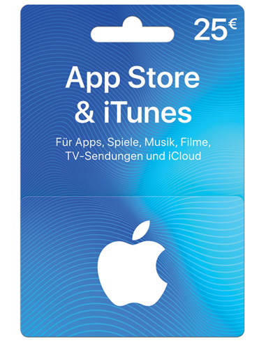 Achetez Cartes App Store 25 Euro - Gaming Store Maroc